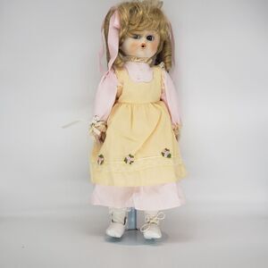 Vintage Brinns Porcelain Doll - Musical "Love Story" Collectible